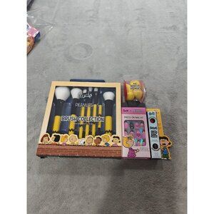 Rude X Peanuts Brush Collection (7 Pcs)  Sponges,Nails & Lipshine New